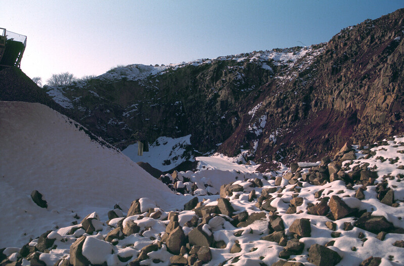 Balmullo quarry, photographed in 1994.