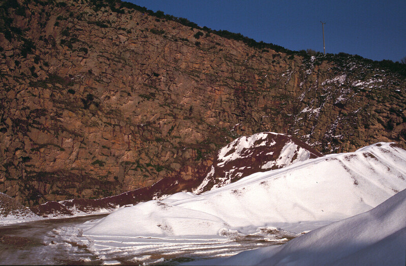 Balmullo quarry, photographed in 1994.